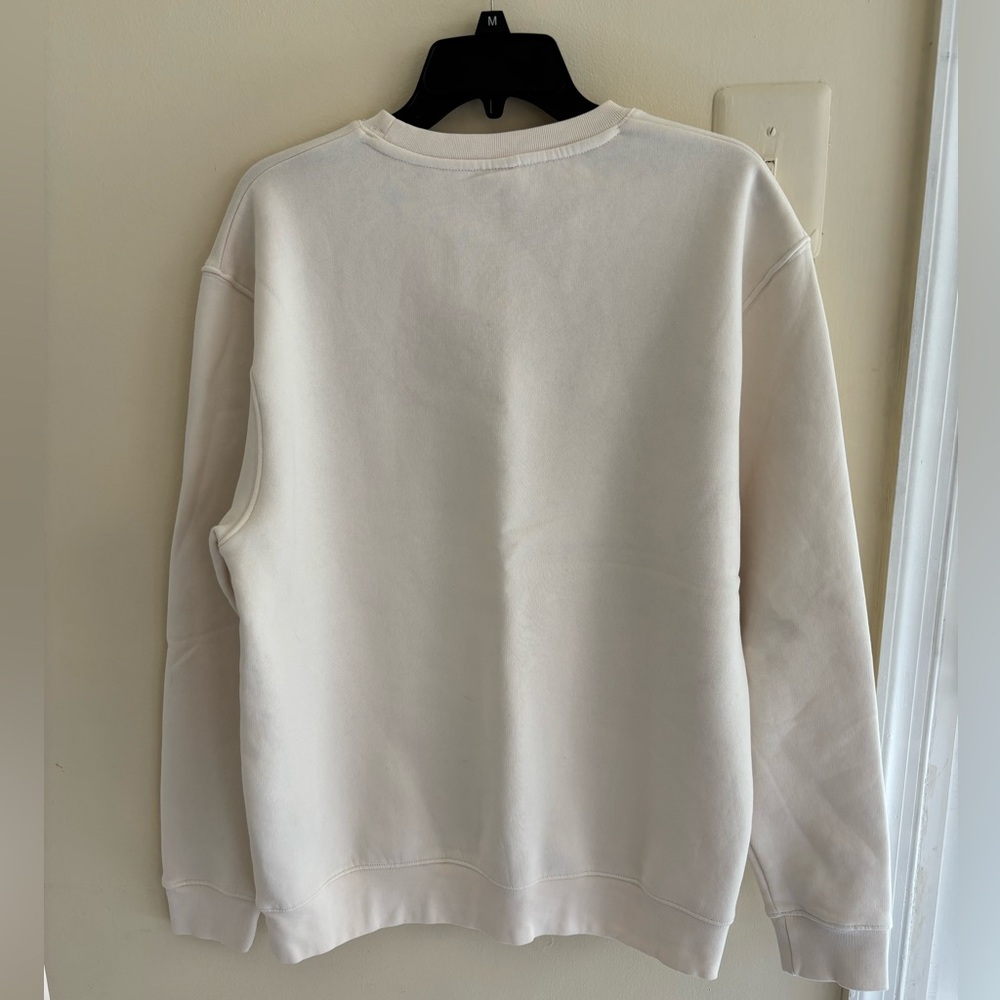 Zara Cream Crewneck Men's Sweater M size - Picture 8 of 10